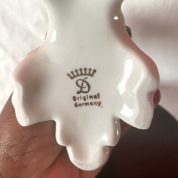 Dresden Germany Porcelain
Candlestick Holder Pink Roses
Vintage - Picture 6 of 7